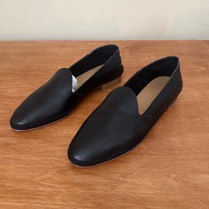 soludos venetian loafers • black leather  • sz 8.5 (fits 9) • $129